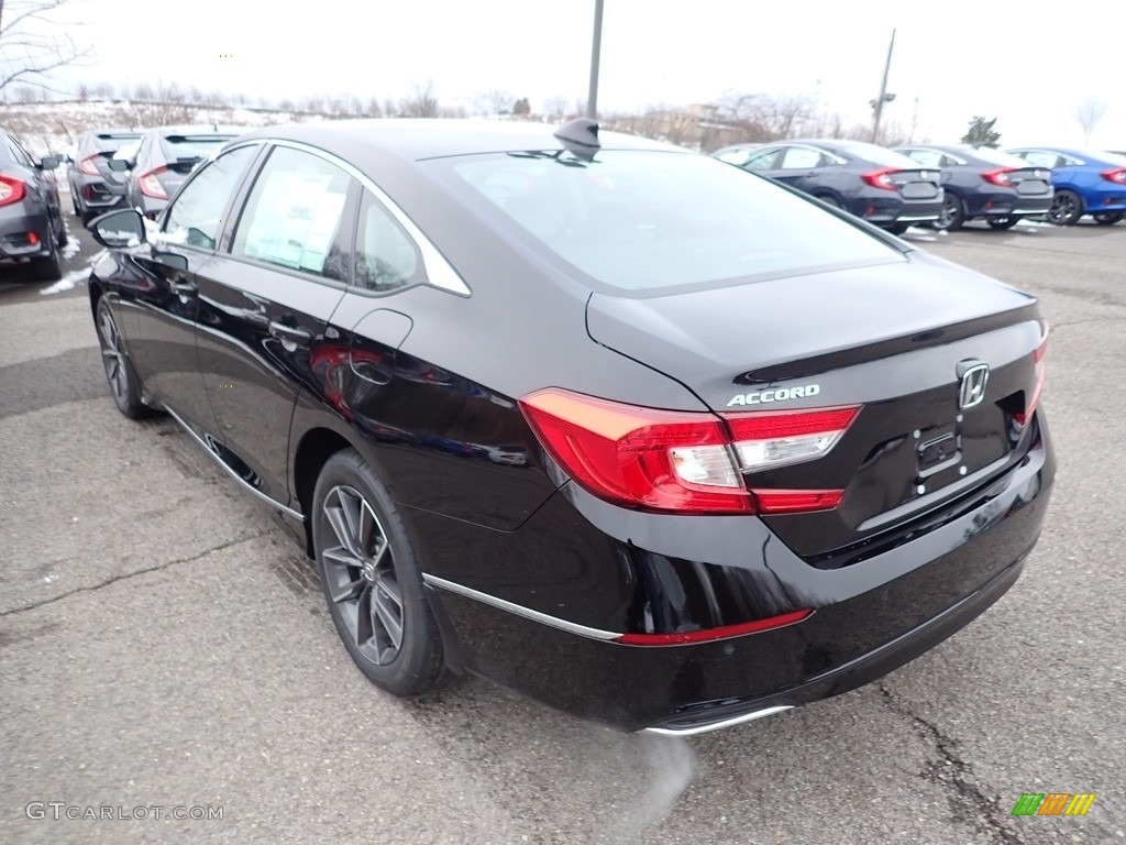 2021 Accord EX-L - Crystal Black Pearl / Black photo #3