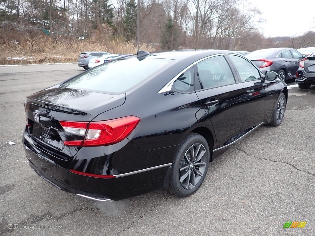 2021 Accord EX-L - Crystal Black Pearl / Black photo #5