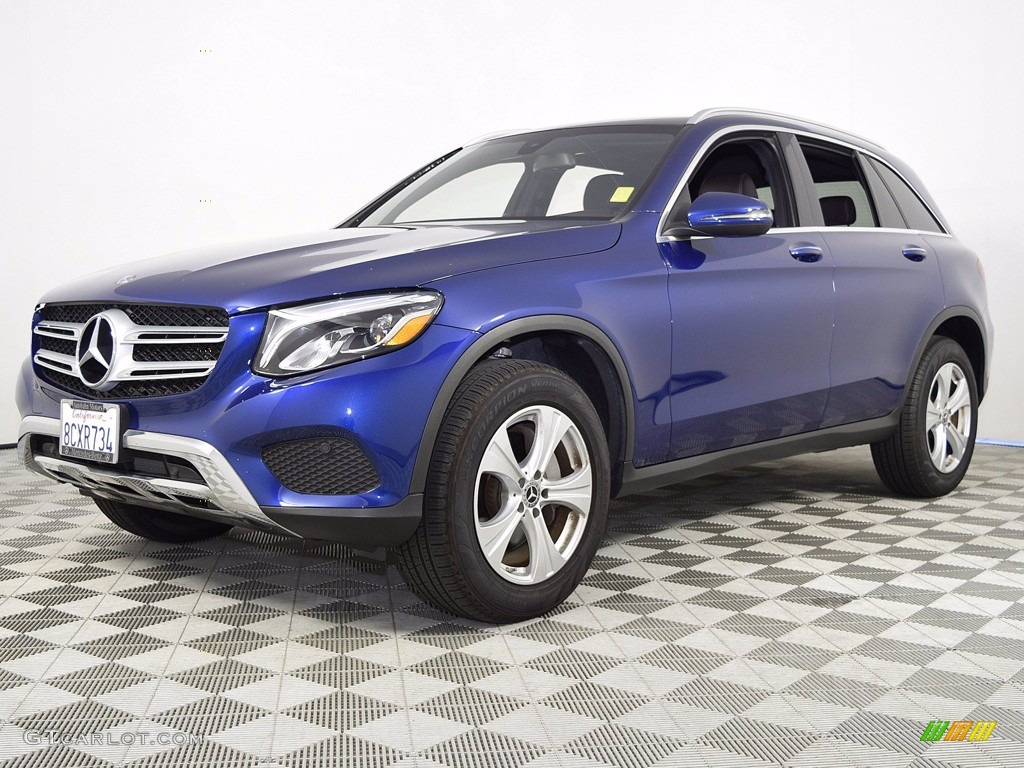 2018 GLC 300 4Matic - Brilliant Blue Metallic / Silk Beige/Espresso Brown photo #6