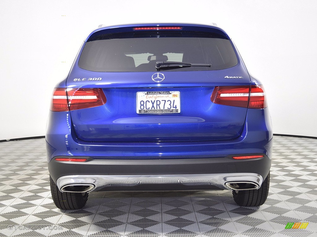 2018 GLC 300 4Matic - Brilliant Blue Metallic / Silk Beige/Espresso Brown photo #8
