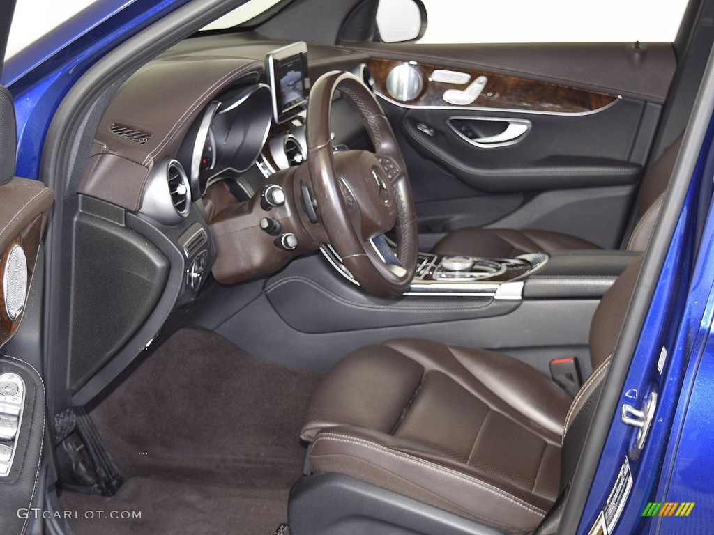 2018 GLC 300 4Matic - Brilliant Blue Metallic / Silk Beige/Espresso Brown photo #9