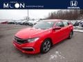 Rallye Red 2021 Honda Civic LX Sedan