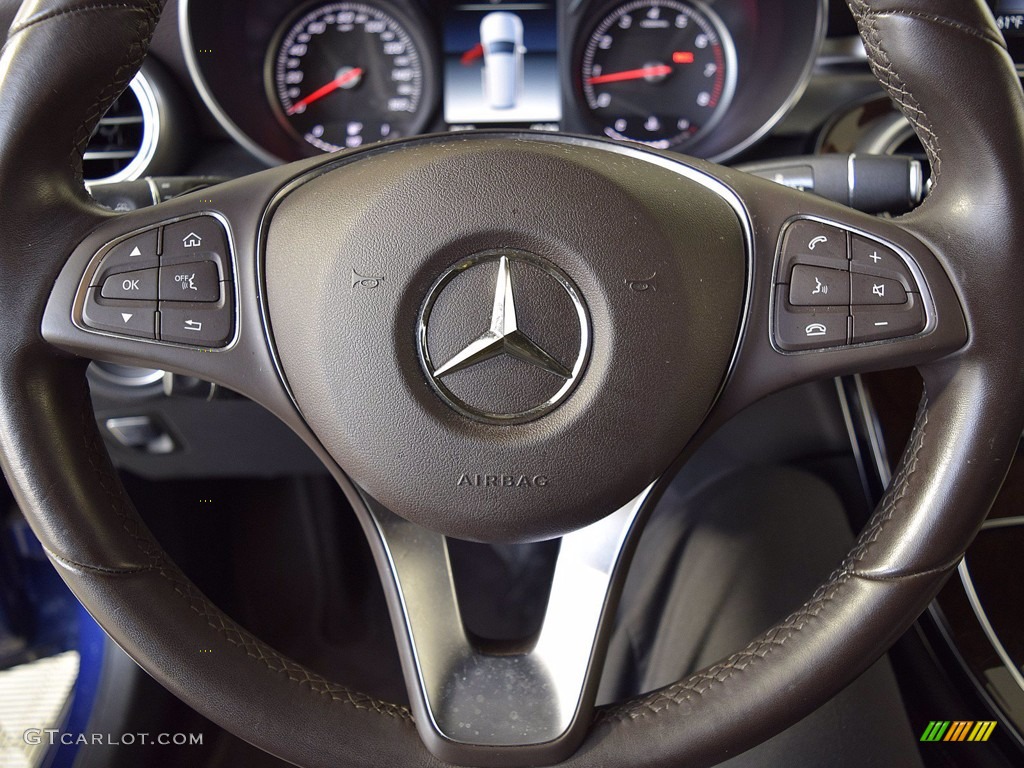 2018 GLC 300 4Matic - Brilliant Blue Metallic / Silk Beige/Espresso Brown photo #17