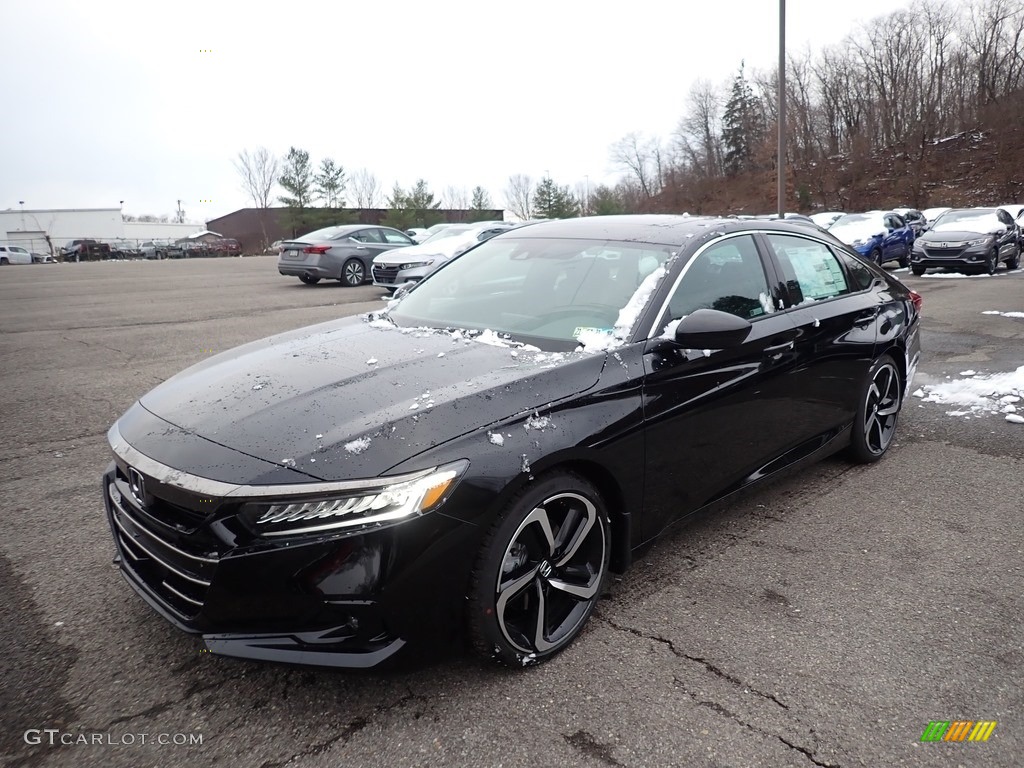 2021 Accord Sport - Crystal Black Pearl / Black photo #1