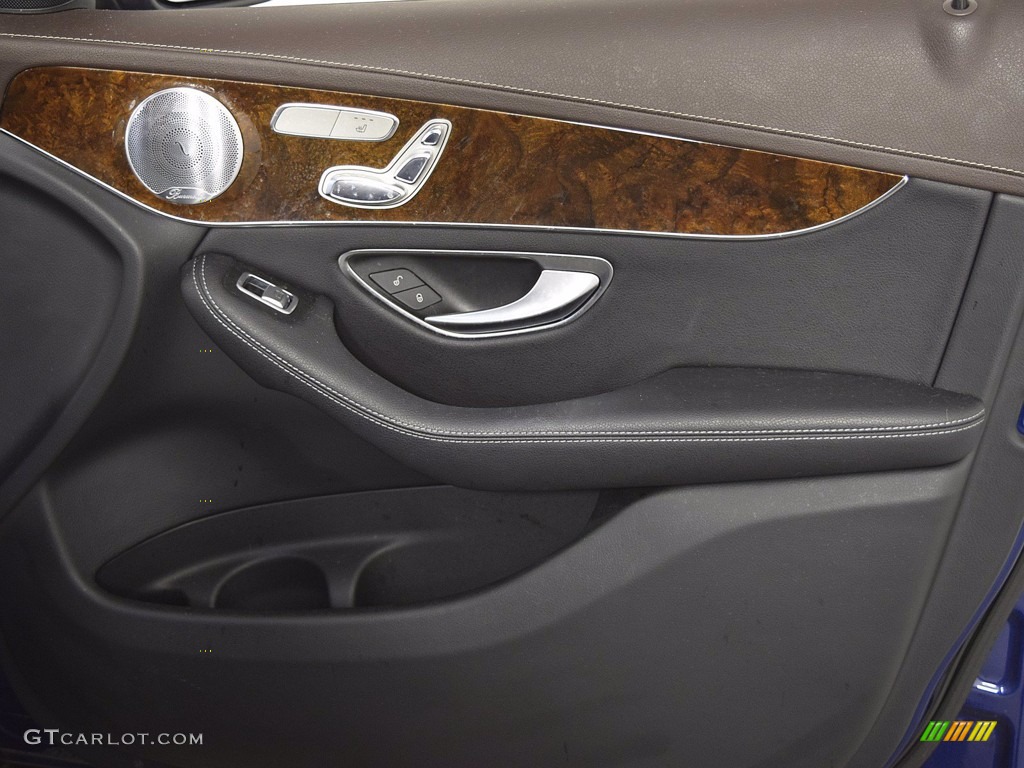 2018 GLC 300 4Matic - Brilliant Blue Metallic / Silk Beige/Espresso Brown photo #28