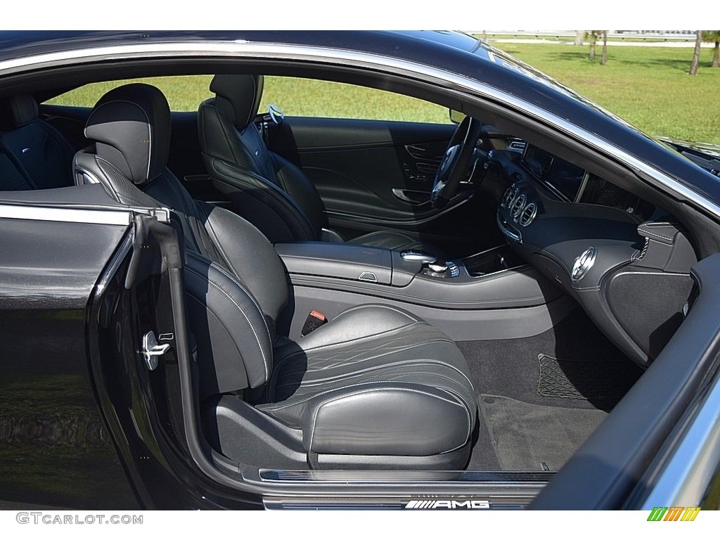 2015 S 65 AMG Coupe - Obsidian Black Metallic / Black photo #41