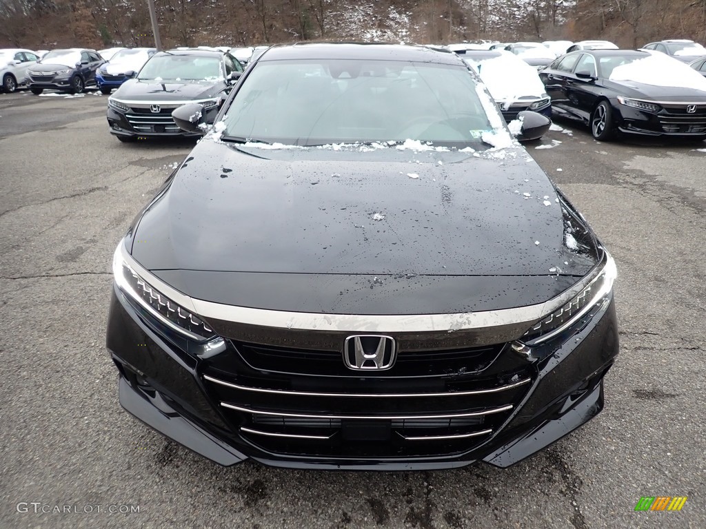 2021 Accord Sport - Crystal Black Pearl / Black photo #7