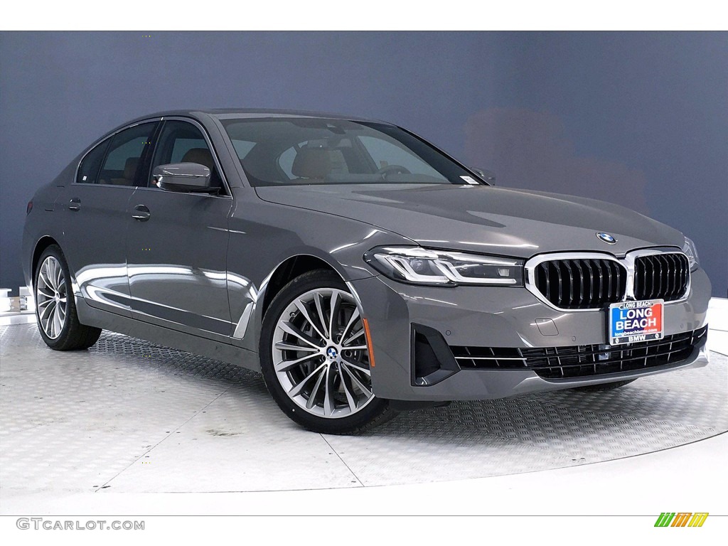 Bernina Gray Amber Effect 2021 BMW 5 Series 540i Sedan Exterior Photo #140382490