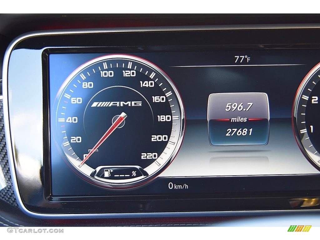 2015 Mercedes-Benz S 65 AMG Coupe Gauges Photo #140382541