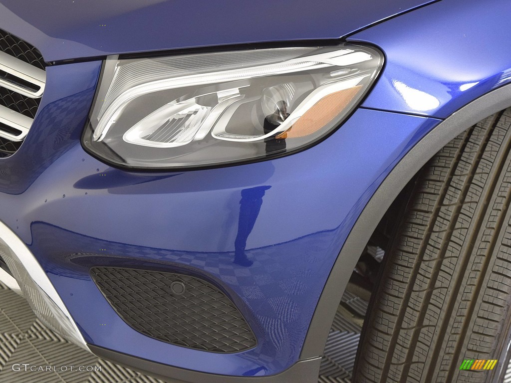 2018 GLC 300 4Matic - Brilliant Blue Metallic / Silk Beige/Espresso Brown photo #43