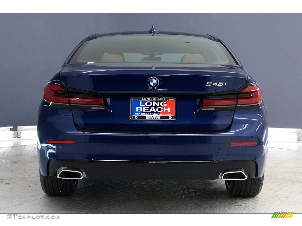 2021 5 Series 540i Sedan - Phytonic Blue Metallic / Cognac photo #4