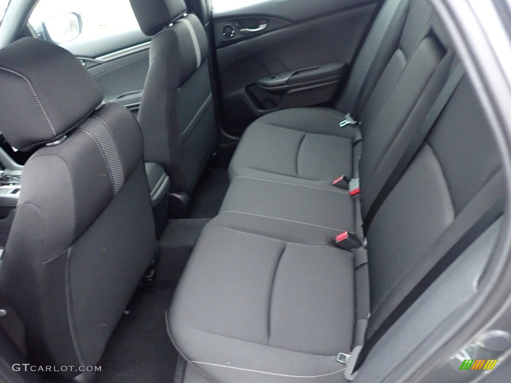 2021 Civic EX Hatchback - Modern Steel Metallic / Black photo #10