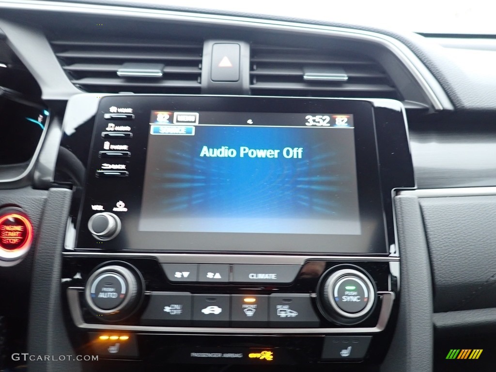 2021 Civic EX Hatchback - Modern Steel Metallic / Black photo #14