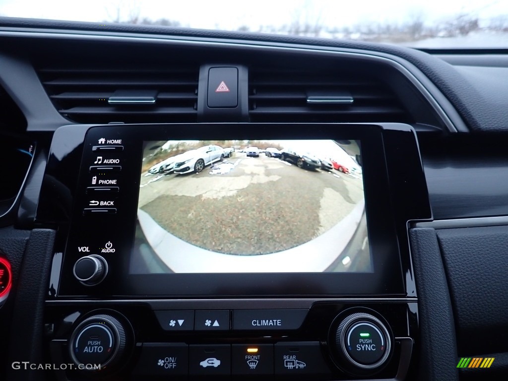 2021 Civic EX Hatchback - Modern Steel Metallic / Black photo #15