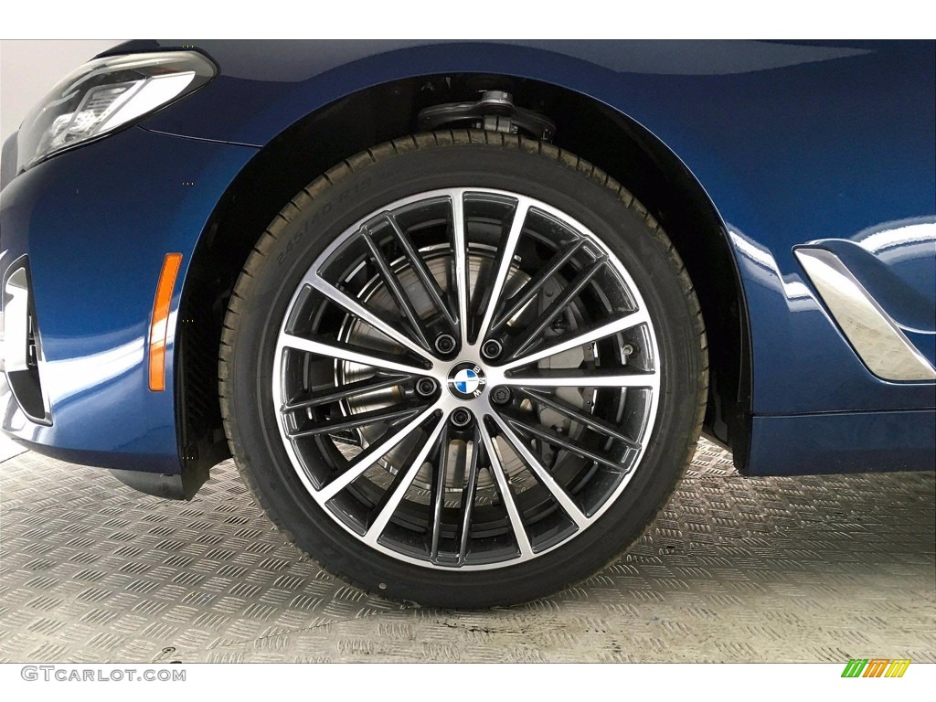 2021 5 Series 540i Sedan - Phytonic Blue Metallic / Cognac photo #12