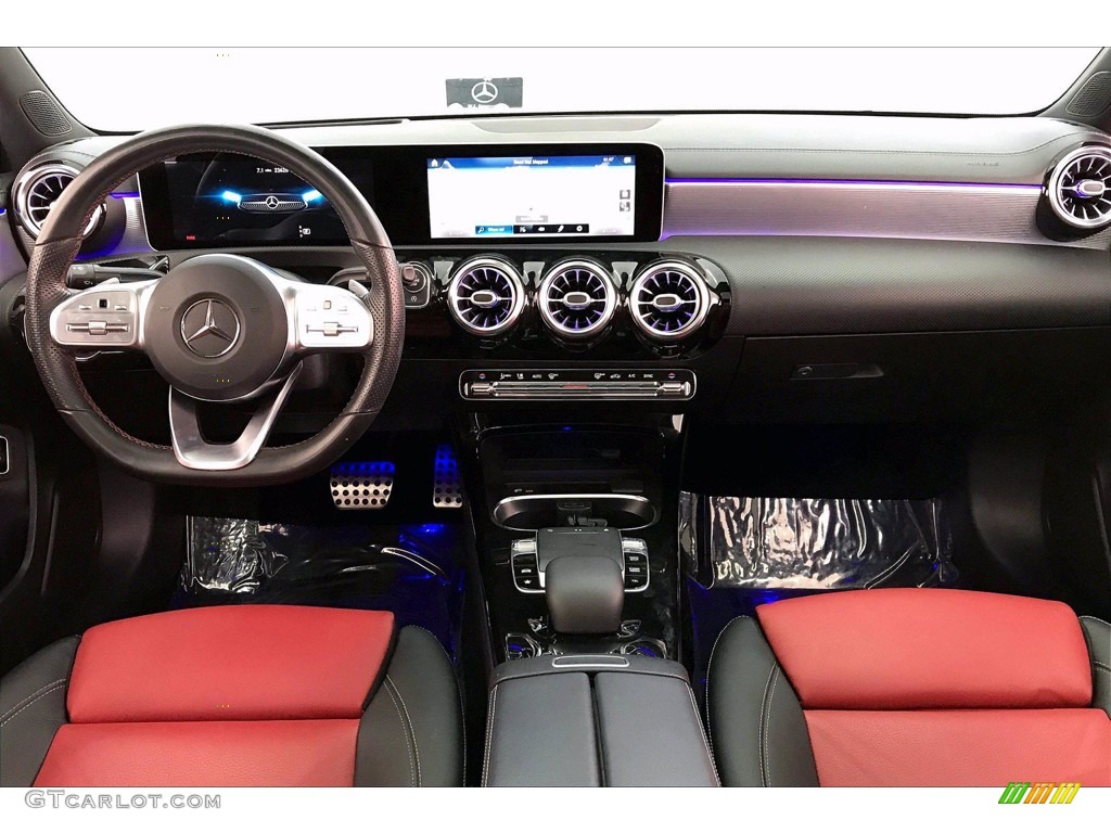 Classic Red/Black Interior 2019 Mercedes-Benz A 220 Sedan Photo #140382934