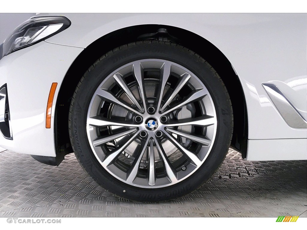 2021 5 Series 530i Sedan - Alpine White / Cognac photo #12
