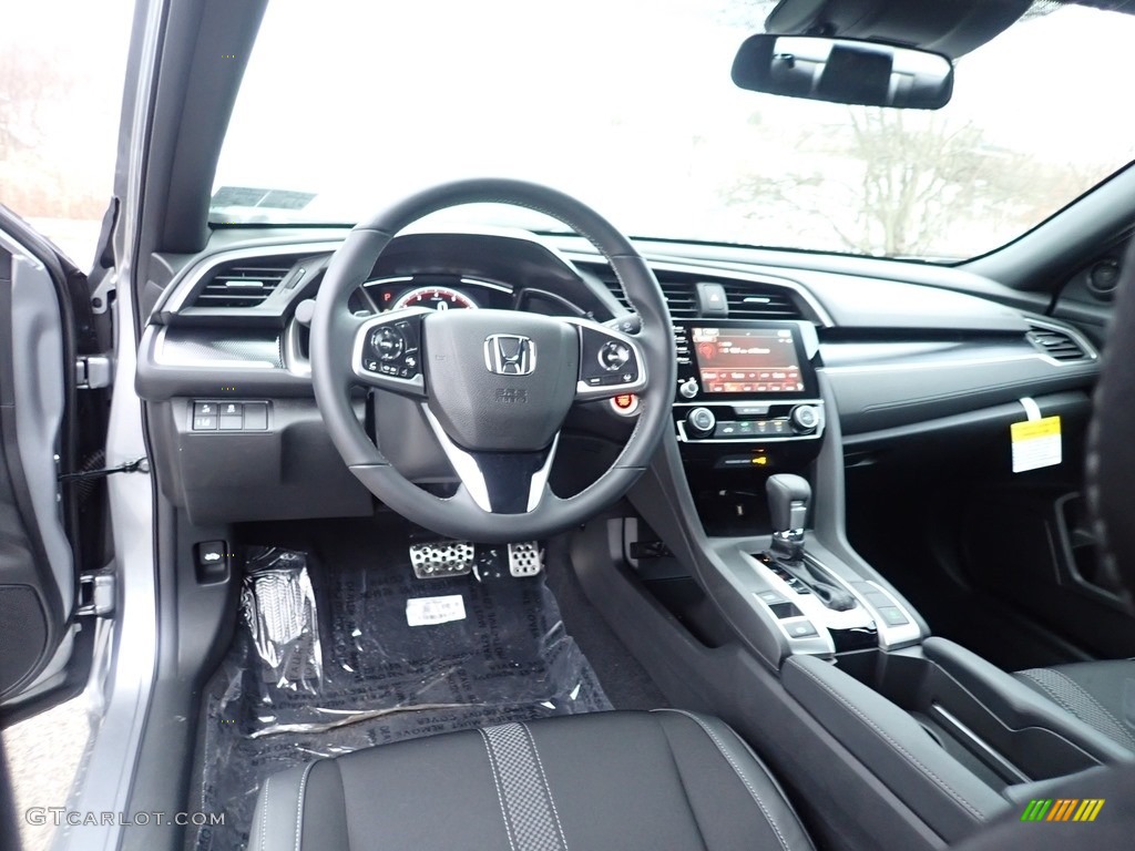 Black Interior 2021 Honda Civic Sport Sedan Photo #140383756