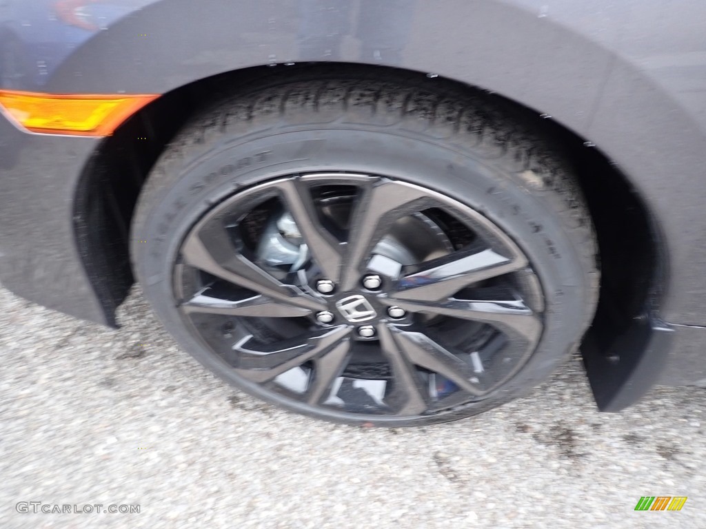 2021 Civic Sport Sedan - Modern Steel Metallic / Black photo #2