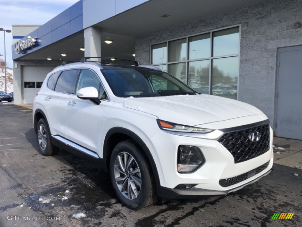 2020 Santa Fe SEL AWD - Quartz White / Beige photo #1