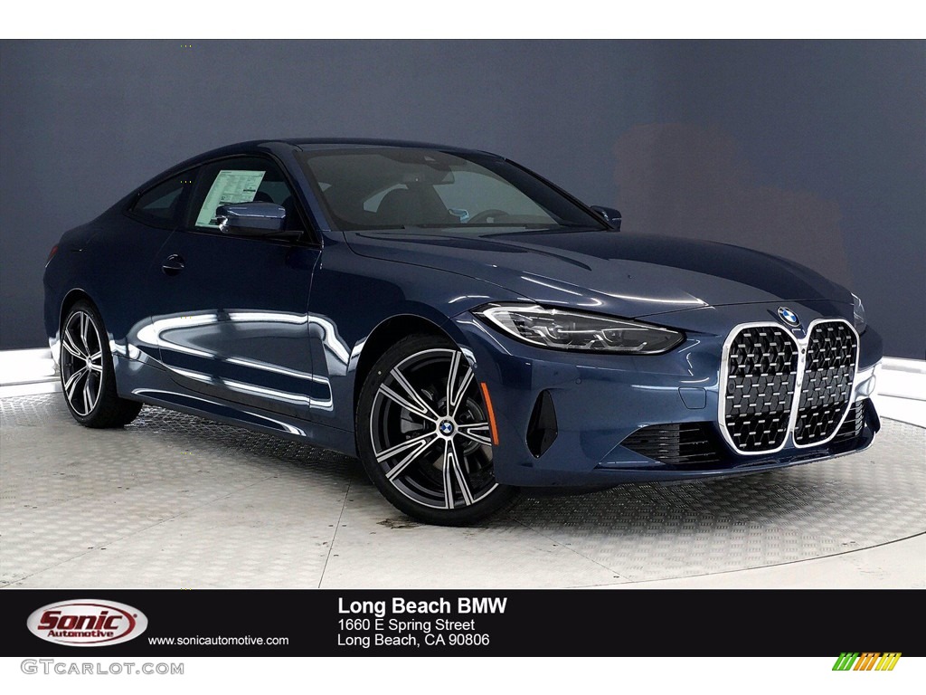 2021 4 Series 430i Coupe - Arctic Race Blue Metallic / Black photo #1