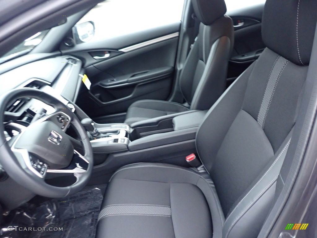 2021 Civic Sport Sedan - Modern Steel Metallic / Black photo #9