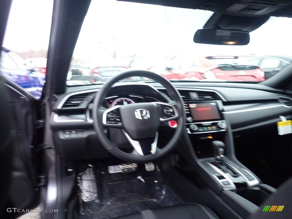 2021 Civic Sport Sedan - Modern Steel Metallic / Black photo #11