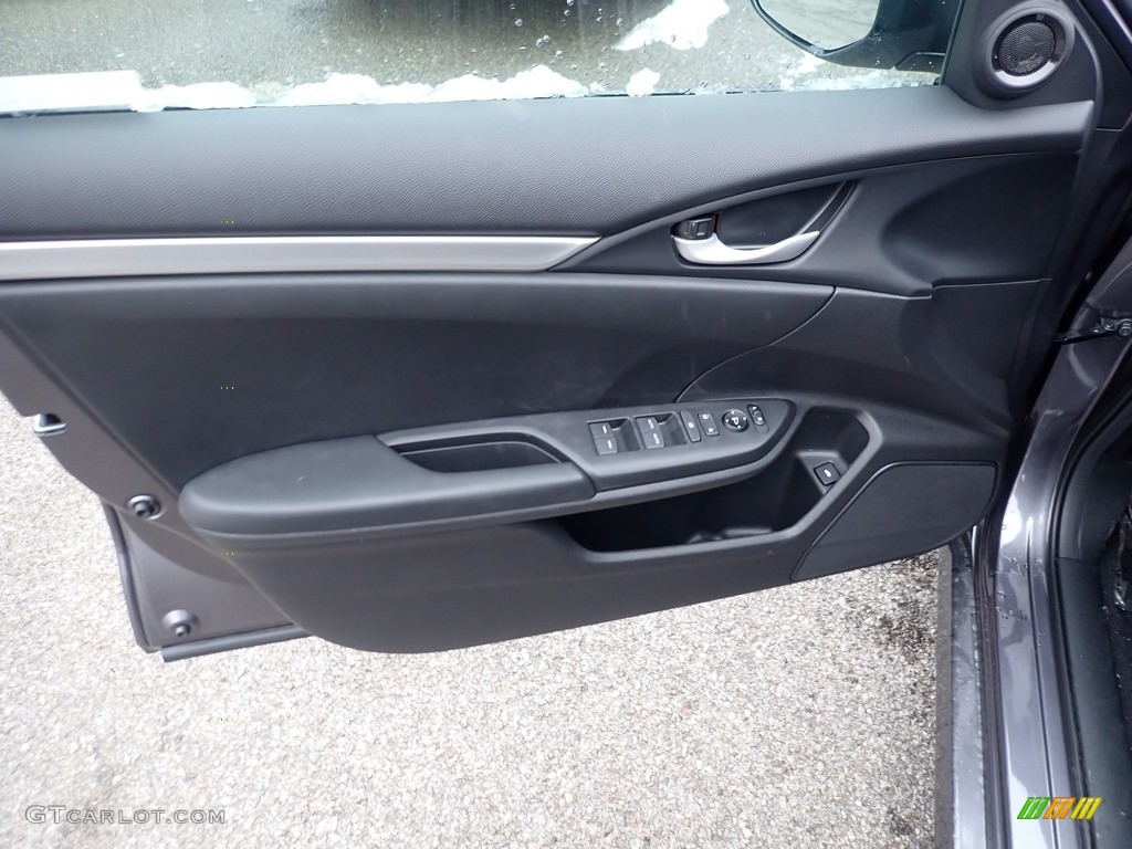 2021 Civic Sport Sedan - Modern Steel Metallic / Black photo #12