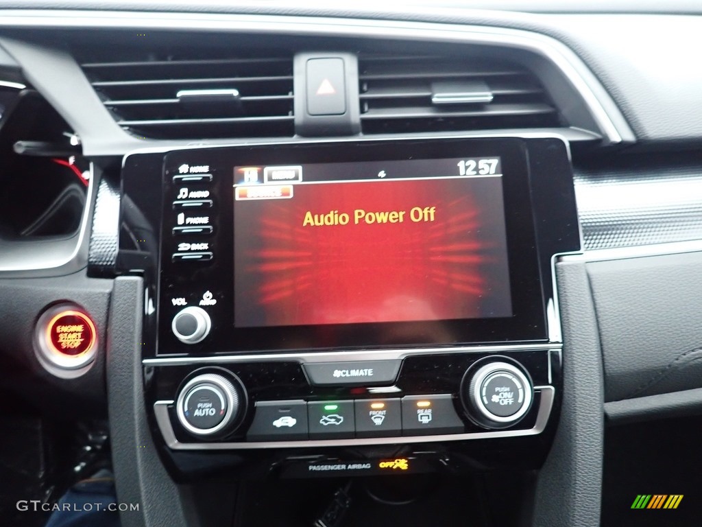 2021 Civic Sport Sedan - Modern Steel Metallic / Black photo #14