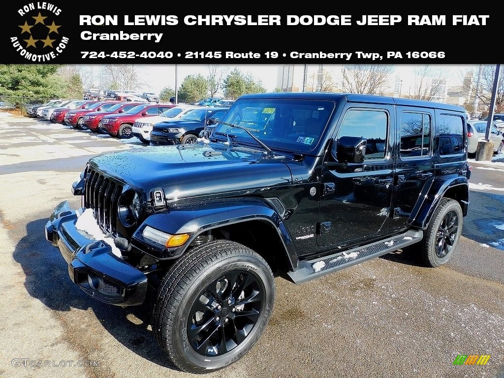 2021 Wrangler Unlimited High Altitude 4x4 - Black / Black photo #1