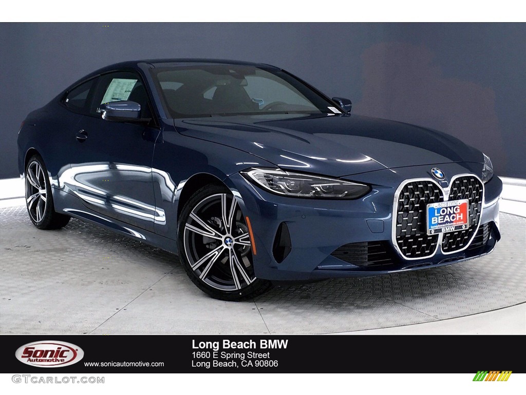 2021 4 Series 430i Coupe - Arctic Race Blue Metallic / Black photo #1