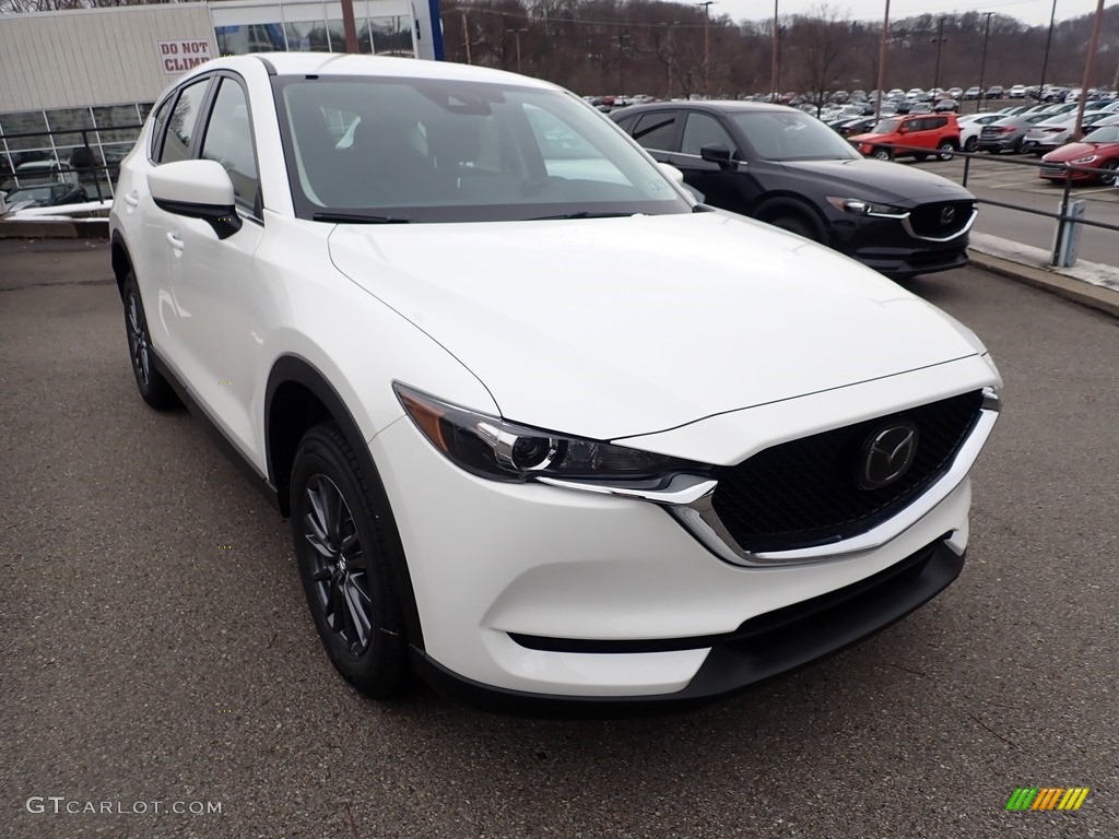 2021 CX-5 Sport AWD - Snowflake White Pearl Mica / Black photo #3