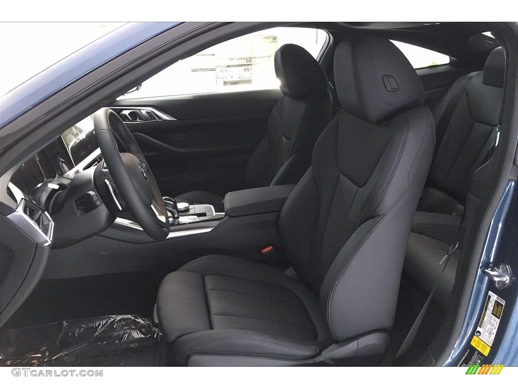 Black Interior 2021 BMW 4 Series 430i Coupe Photo #140384800