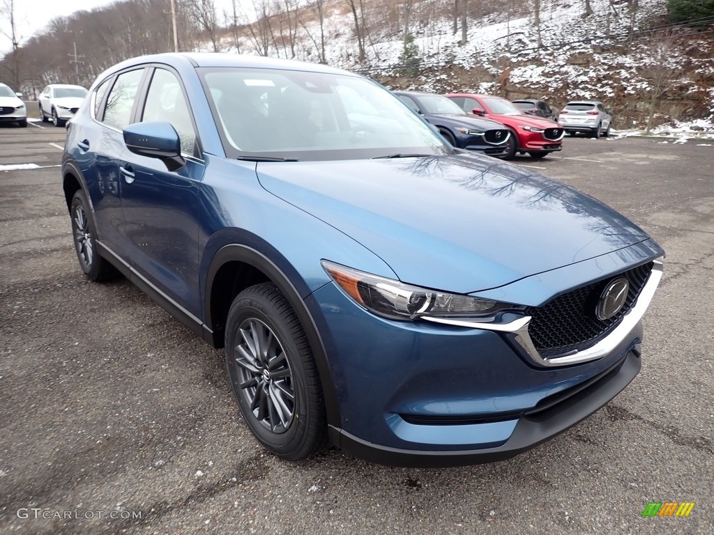 Eternal Blue Mica 2021 Mazda CX-5 Sport AWD Exterior Photo #140384995