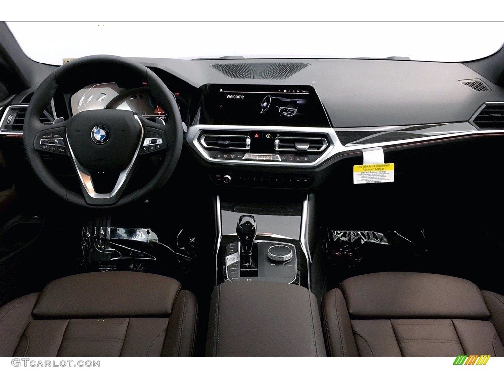 2021 BMW 4 Series 430i Coupe Mocha Dashboard Photo #140385196