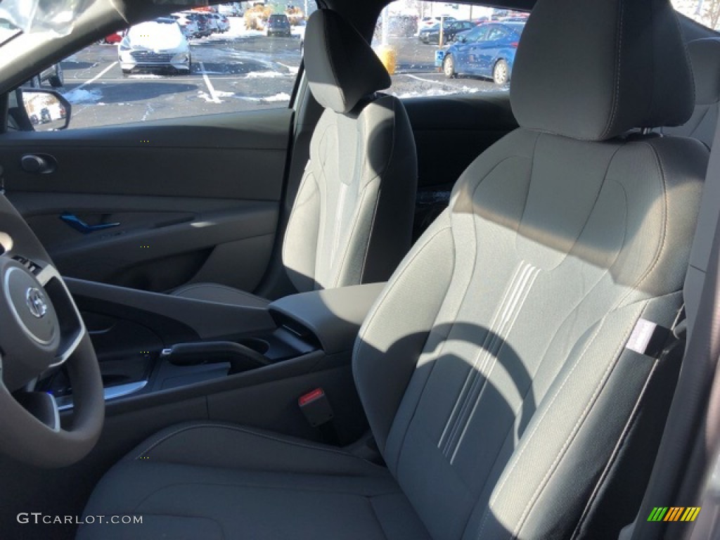2021 Elantra SEL - Shimmering Silver Pearl / Medium Gray photo #7