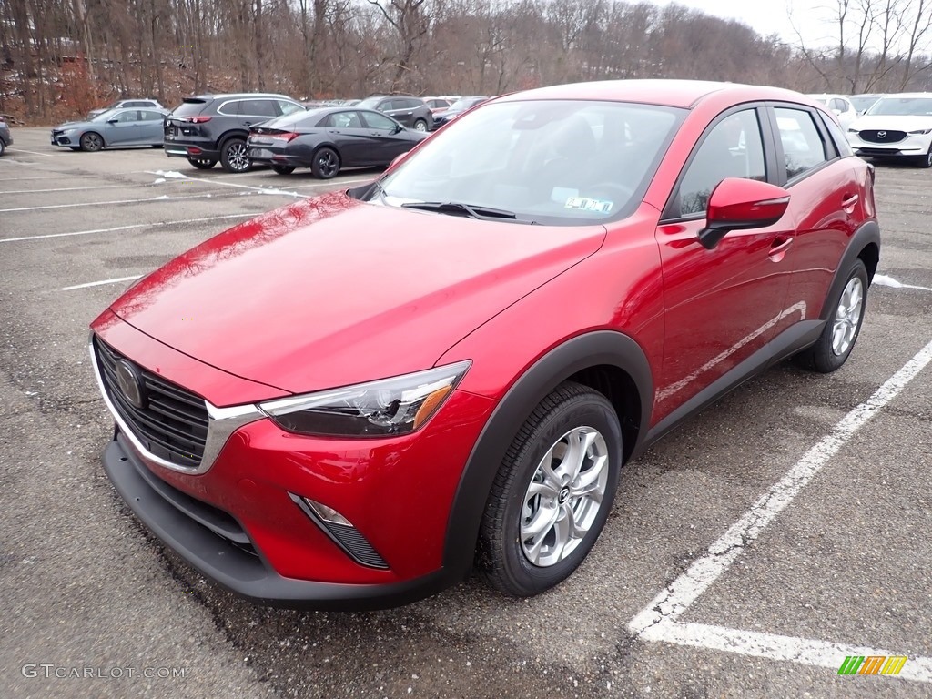 2021 CX-3 Sport AWD - Soul Red Crystal Metallic / Black photo #5