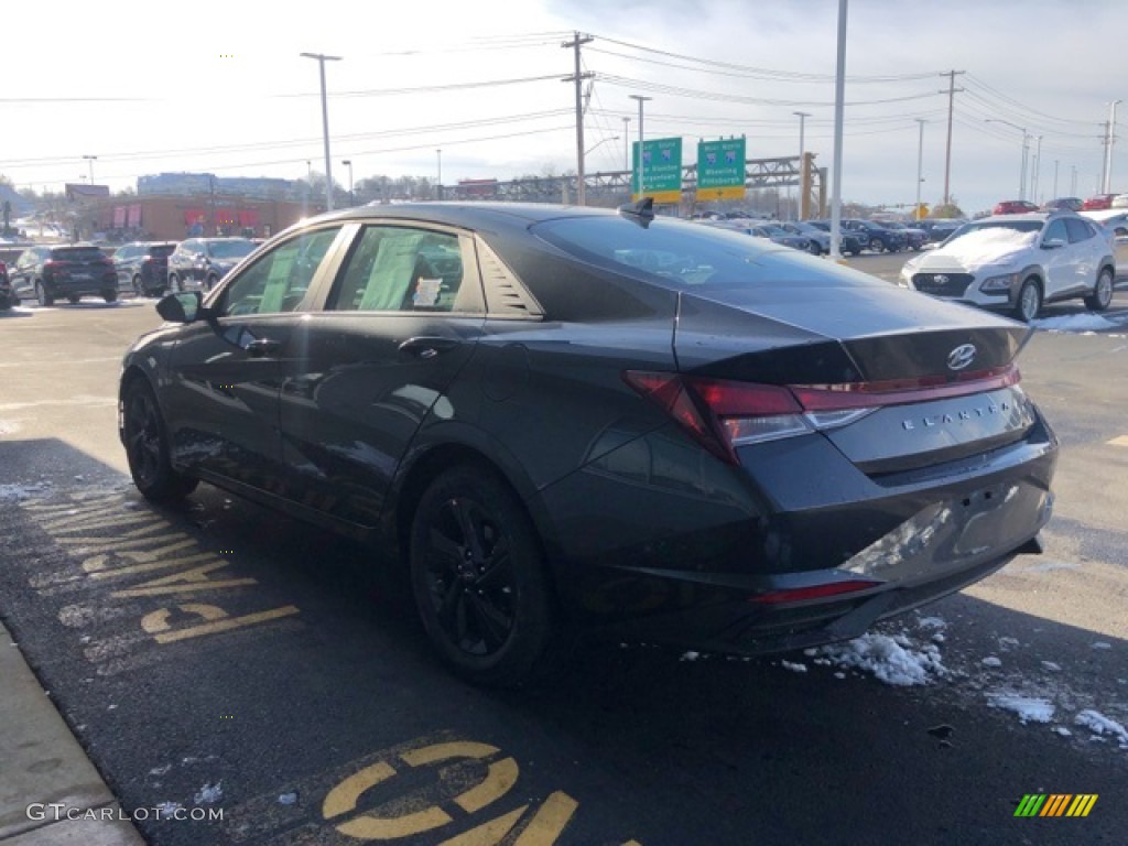 2021 Elantra SEL - Portofino Gray / Black photo #3