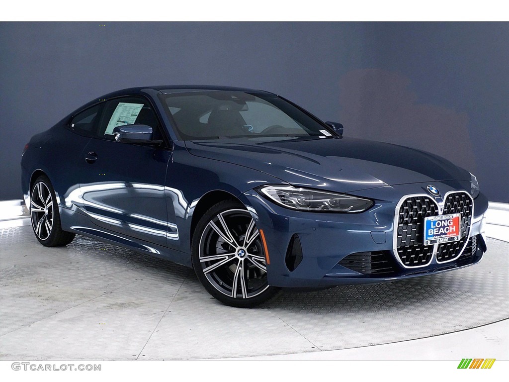 Arctic Race Blue Metallic 2021 BMW 4 Series 430i Coupe Exterior Photo #140385592