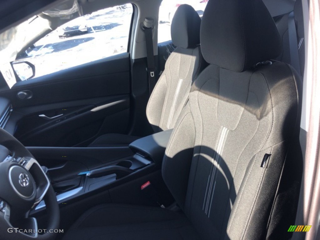 2021 Elantra SEL - Portofino Gray / Black photo #7