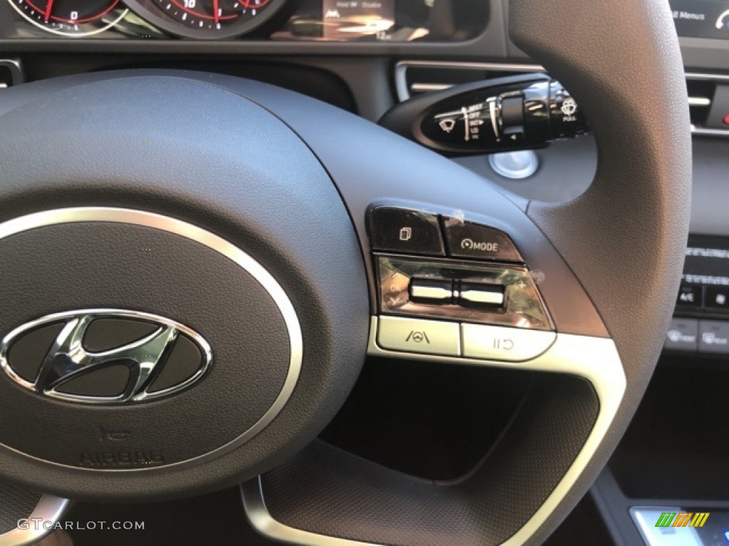 2021 Elantra SEL - Portofino Gray / Black photo #14