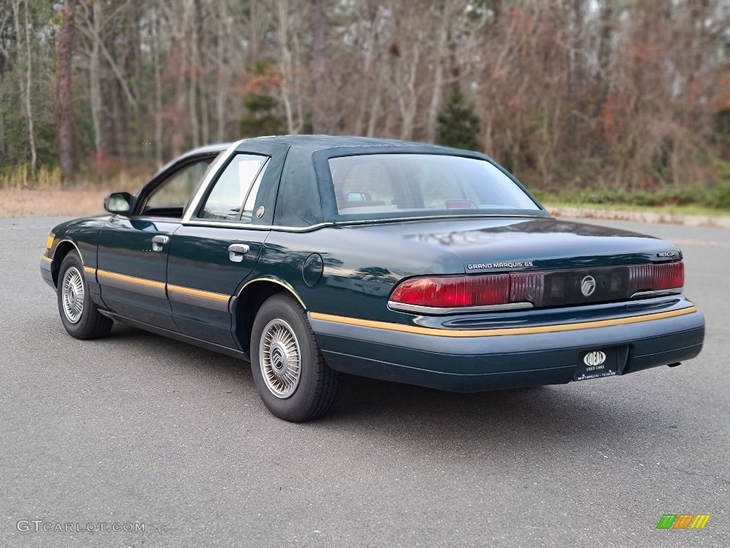 Deep Jewel Green Metallic 1993 Mercury Grand Marquis GS Exterior Photo #140385781