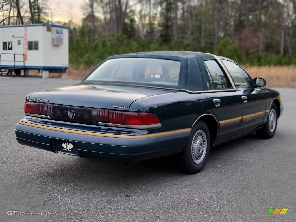 Deep Jewel Green Metallic 1993 Mercury Grand Marquis GS Exterior Photo #140385835