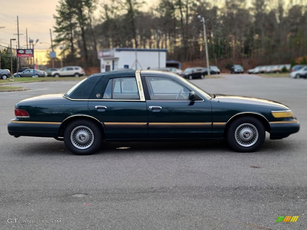 Deep Jewel Green Metallic 1993 Mercury Grand Marquis GS Exterior Photo #140385859