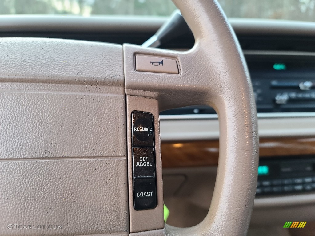 1993 Mercury Grand Marquis GS Beige Steering Wheel Photo #140386207
