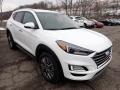 White Cream 2021 Hyundai Tucson Limited AWD Exterior