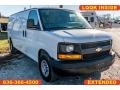 Summit White 2014 Chevrolet Express 3500 Cargo Extended WT