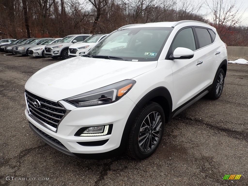 White Cream 2021 Hyundai Tucson Limited AWD Exterior Photo #140386477
