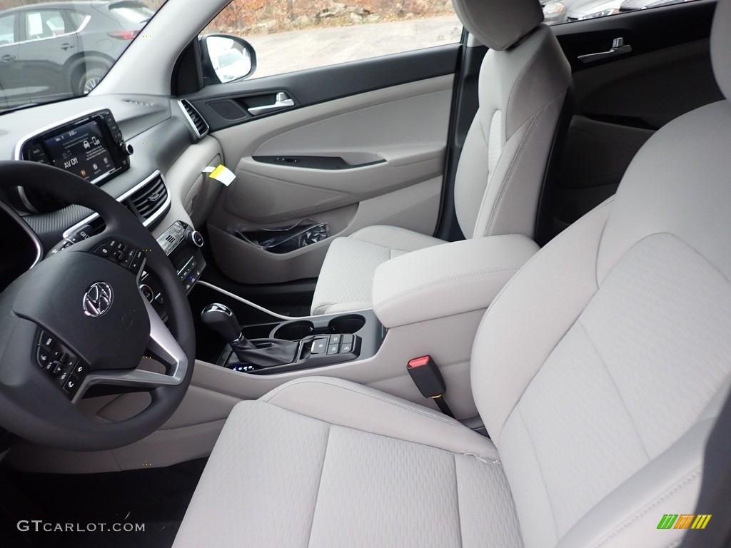 Gray Interior 2021 Hyundai Tucson SEL AWD Photo #140386957