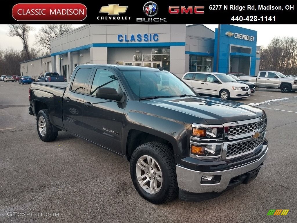 2014 Silverado 1500 LT Double Cab 4x4 - Tungsten Metallic / Jet Black/Dark Ash photo #1